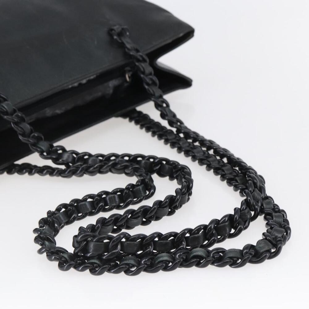 PRADA Shoulder Bag Leather Black - Picture 7 of 9